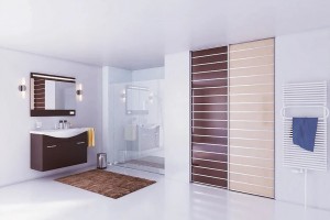 porte de placard pour salle de bain